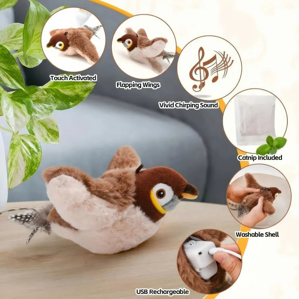 FlappyBirdy - Interactive Cat Toy