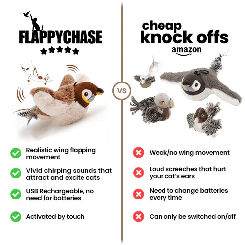 FlappyBirdy - Interactive Cat Toy